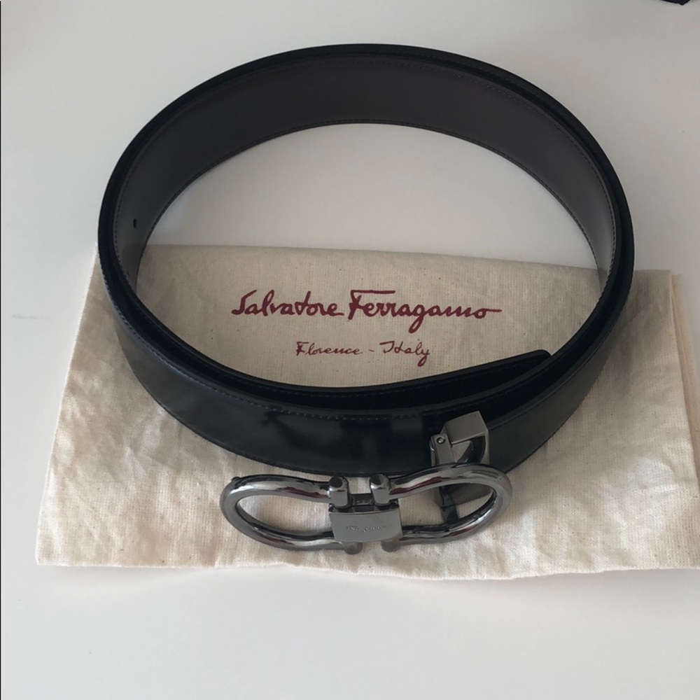 Salvatore Ferragamo Silver belt
